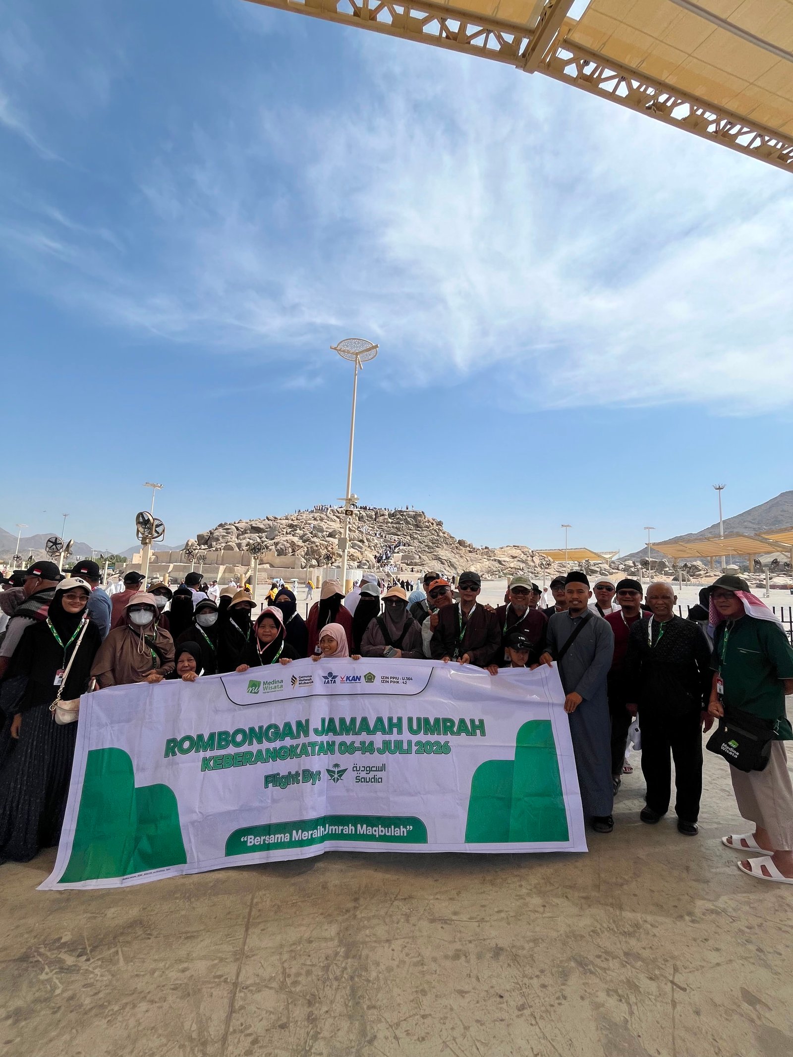 Kebersamaan Jamaah di Jabal Rahmah